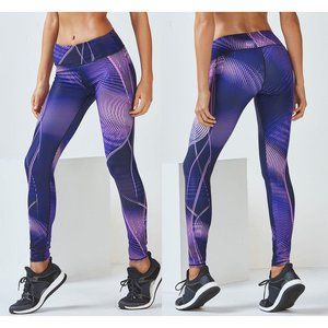 Fabletics Mid-rise Printed Powerhold Leggings XS